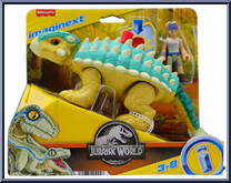 Bumpy & Ben DInosaur from Jurassic World - Imaginext - Basic Series manufactured by Fisher-Price [Front]