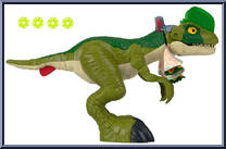 Thrash Attack Dilophosaurus Dinosaur from Jurassic World - Imaginext - Basic Series manufactured by Fisher-Price [Loose]