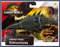 Edmontonia from Jurassic World - Rebirth - Frenzy Pack manufactured by Mattel [Front]
