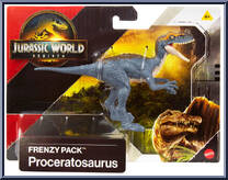 Proceratorsaurus from Jurassic World - Rebirth - Frenzy Pack manufactured by Mattel [Front]