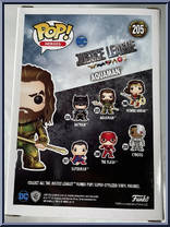 Aquaman from Justice League - Pop! Vinyl Figures manufactured by Funko [Back]