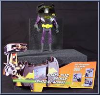 Batman (Attack Sled) from Justice League - Mission Vision - Deluxe Figures manufactured by Mattel [Loose]