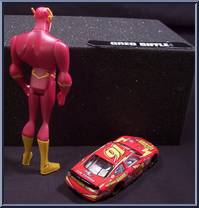 Flash from Justice League - Hotwheels manufactured by Mattel [Loose]