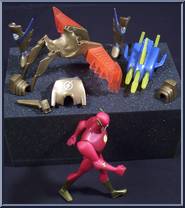 Flash from Justice League - Mega Armor manufactured by Mattel [Loose]