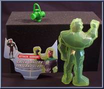 Green Lantern from Justice League - Attack Armor manufactured by Mattel [Loose]
