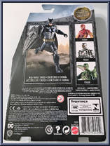 Batman (Tactical Armor) from Justice League (Movie) - Basic Series manufactured by Mattel [Back]