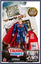 Superman from Justice League (Movie) - Talking Heroes manufactured by Mattel [Front]