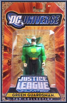 Green Guardsman from Justice League Unlimited - DC Universe - Fan Collection manufactured by Mattel [Front]