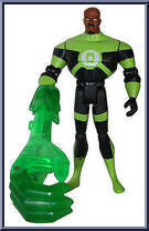 Green Lantern (Hand Construct) from Justice League Unlimited - DC Super Heroes - Purple Cards manufactured by Mattel [Loose]