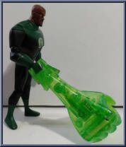 Green Lantern (Hand Construct) from Justice League Unlimited - DC Super Heroes - Purple Cards manufactured by Mattel [Loose]
