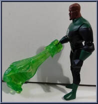 Green Lantern (Hand Construct) from Justice League Unlimited - DC Super Heroes - Purple Cards manufactured by Mattel [Loose]