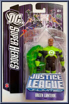 Green Lantern (Hand Construct) from Justice League Unlimited - DC Super Heroes - Purple Cards manufactured by Mattel [Front]