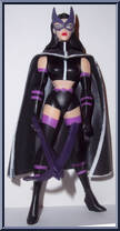 Huntress from Justice League Unlimited - DC Super Heroes - Purple Cards manufactured by Mattel [Loose]