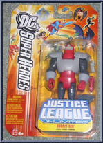 Rocket Red from Justice League Unlimited - DC Super Heroes - Orange Cards manufactured by Mattel [Front]