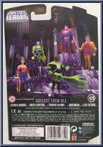 Wonder Woman (Lasso) from Justice League Unlimited - DC Super Heroes - Purple Cards manufactured by Mattel [Back]