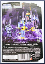 Zatanna from Justice League Unlimited - DC Super Heroes - Purple Cards manufactured by Mattel [Back]