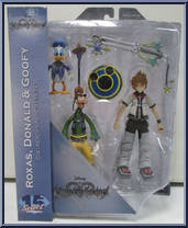 Roxas / Donald / Goofy (with Oathkeeper Keyblade) Action Figure