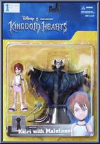 Kairi with Maleficent from Kingdom Hearts - Series 1 manufactured by Squaresoft [Front]