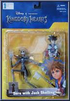 Sora with Jack Skellington from Kingdom Hearts - Series 1 manufactured by Squaresoft [Front]