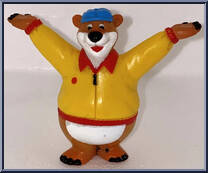 Gus the Big Bear from Kissyfur - PVC manufactured by McDonald's [Loose]