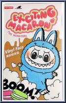 Green Grape from Labubu - The Monsters - Blind Boxes - Exciting Macaron manufactured by Pop Mart [Front]