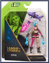 Jinx from League of Legends - Basic Series manufactured by Spinmaster [Front]