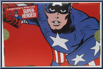 Captain America from Legendary Marvel Super-Heroes! - Basic Series manufactured by Diamond Select [Back]