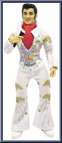 Elvis Presley (White Outfit) from Legends - Elvis manufactured by Mego 2018 [Loose]