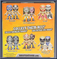 Solar (Silver Costume) from Legends of Lucha Libre - Mini manufactured by Boss Fight Studio [Back]