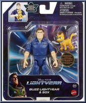 Buzz Lightyear & Sox from Lightyear - Basic Series manufactured by Mattel [Front]