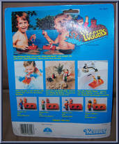 Trapper Tom and Paddles Bear from Li'l Loggers - Basic Series manufactured by Kenner [Back]