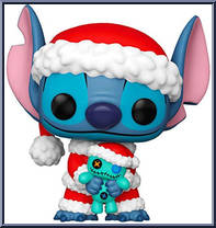 Santa Stitch from Lilo & Stitch - Pop! Vinyl Figures manufactured by Funko [Loose]