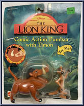 Comic Action Pumbaa with Timon Action Figure