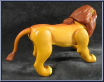 Mufasa (Fighting Action) from Lion King - Action Figures manufactured by Mattel [Loose]