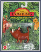 Pumbaa from Lion King - Collectible Figures manufactured by Mattel [Front]