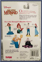 Ursula, the Sea Witch from Little Mermaid - Collectible Figures manufactured by Tyco [Back]
