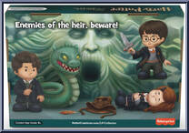Chamber of Secrets from Little People Collector - Harry Potter manufactured by Fisher-Price [Back]