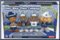 Dallas Cowboys from Little People Collector - NFL manufactured by Fisher-Price [Back]