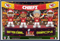 Kansas City Chiefs (Super Bowl LIX) from Little People Collector - NFL manufactured by Fisher-Price [Back]