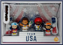 Team USA (Winter 2022) from Little People Collector - Olympics manufactured by Fisher-Price [Front]