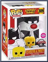 Sylvester & Tweety (Flocked) from Looney Tunes - Pop! Vinyl Figures manufactured by Funko [Front]