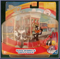 Bugs Bunny & Daffy Duck from Looney Tunes Show - Basic Series manufactured by Bridge Direct [Front]