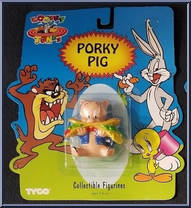Porky Pig from Looney Tunes - Figurines manufactured by Tyco [Front]