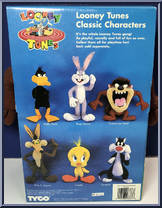 Tasmanian Devil from Looney Tunes - Plush manufactured by Tyco [Back]