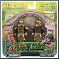 Elven Archer / Elven Swordsman from Lord of the Rings - Minimates - Exclusives manufactured by Diamond Select [Front]