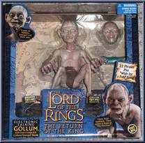 Gollum (Electronic Talking) from Lord of the Rings - Return of the King - Large Electronic Figures manufactured by Toy Biz [Front]