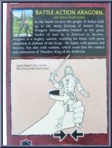 Aragorn (Battle Action) from Lord of the Rings - Trilogy - Two Towers - Series 5 manufactured by Toy Biz [Back]