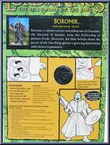 Boromir (Super Poseable) (Electronic Sound) from Lord of the Rings - Trilogy - Fellowship of the Ring - Series 5 manufactured by Toy Biz [Back]