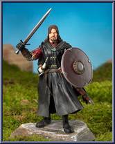 Boromir (Super Poseable) (Electronic Sound) from Lord of the Rings - Trilogy - Fellowship of the Ring - Series 5 manufactured by Toy Biz [Loose]