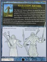 Haradrim Archer from Lord of the Rings - Trilogy - Return of the King - Series 1 manufactured by Toy Biz [Back]
